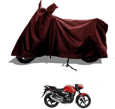 AASHTIK MART Two Wheeler Cover for Suzuki(GS, Maroon)