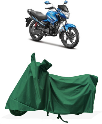 Tricway Two Wheeler Cover for Hero(Glamour FI, Green)