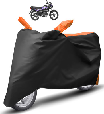 Caronix Two Wheeler Cover for Hero(Super Splendor, Orange)