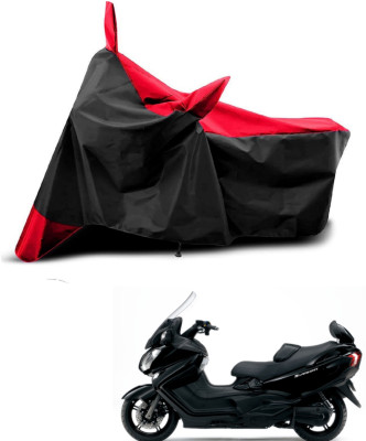 AASHTIK MART Two Wheeler Cover for Suzuki(Burgman Street 125, Red, Black)