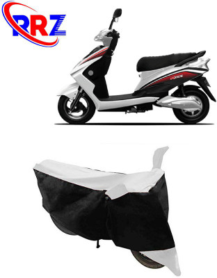 RRZ Waterproof Two Wheeler Cover for Okinawa(Praise, Black, White)