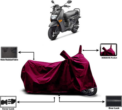 Amexride Two Wheeler Cover for Honda(Cliq, Maroon)