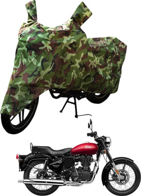 Aamaya Store Waterproof Two Wheeler Cover for Royal Enfield(Bullet 500, Green)