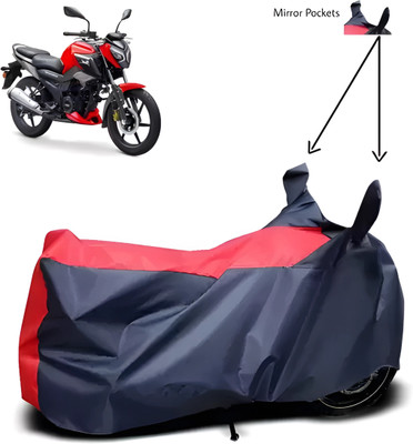 smwzxyu Waterproof Two Wheeler Cover for TVS(Red)