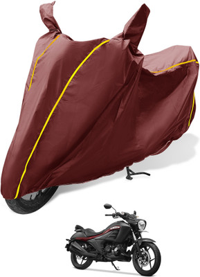 Auto Hub Waterproof Two Wheeler Cover for Suzuki(Intruder 250, Maroon)