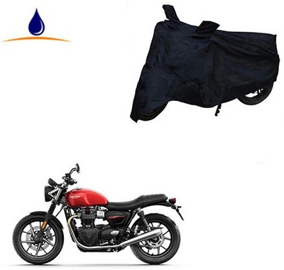 MMSSTAR Waterproof Two Wheeler Cover for Triumph(Twin spark, Black)