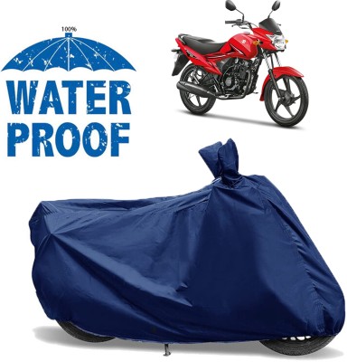 AutoGalaxy Waterproof Two Wheeler Cover for Suzuki(Hayate EP, Blue)