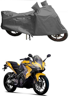 Mdstar Waterproof Two Wheeler Cover for Bajaj(Pulsar SS400, Grey)