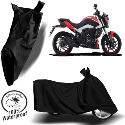 Autoinnovation Waterproof Two Wheeler Cover for Bajaj(Dominar 250, Black)