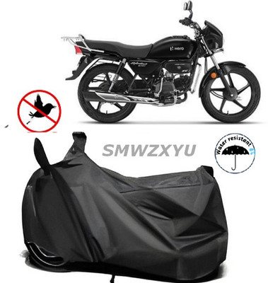 MWBB Waterproof Two Wheeler Cover for Hero(Black)