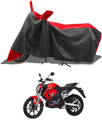 AASHTIK MART Two Wheeler Cover for Revolt(Motors RV 400, Red)