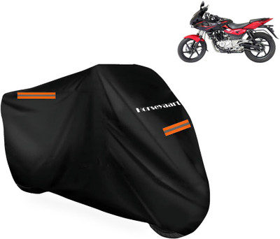 Horseyaart Waterproof Two Wheeler Cover for Bajaj(Pulsar 220, Black)