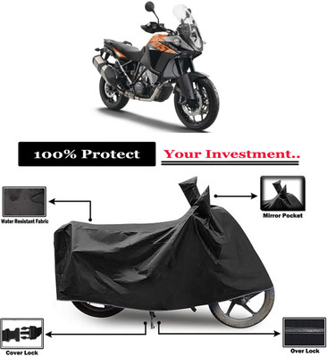 Amexride Two Wheeler Cover for KTM(1050 Adventure BS6, Black)