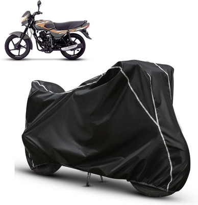 AUTOCAD Waterproof Two Wheeler Cover for Bajaj(CT100, Black, White)