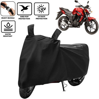 kerwa Two Wheeler Cover for Yamaha(FZ-S FI, Black)