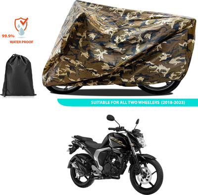 PAGORA Waterproof Two Wheeler Cover for Yamaha(FZ FI, Yellow)