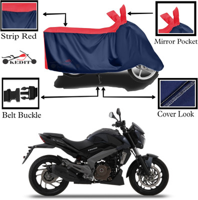 KEDIT Two Wheeler Cover for Bajaj(Dominar 250, Red, Blue)