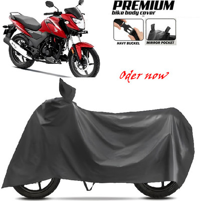 smwzxyu Waterproof Two Wheeler Cover for Bajaj, Hero, Honda, TVS, Ola(Black)