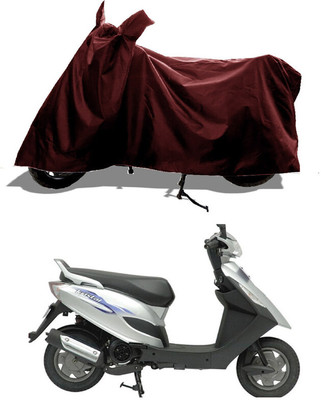 GROFATIK Two Wheeler Cover for Bajaj(Kristal, Maroon)