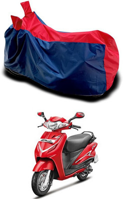 DeepShakshi AUTOMOTIVE Waterproof Two Wheeler Cover for Hero(Duet LX 110CC BS6, Red)