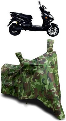 ATBROTHERS Waterproof Two Wheeler Cover for Okinawa(Praise, Multicolor, Green)