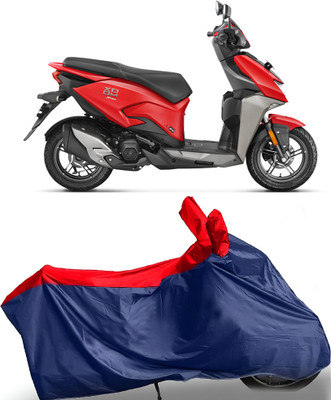 Auto World Waterproof Two Wheeler Cover for Hero(Scooty, Blue, Red)
