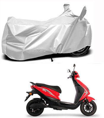 Aoriyon Two Wheeler Cover for Ampere(Reo Elite, Silver)