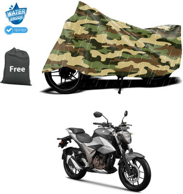 CODOKI Waterproof Two Wheeler Cover for Suzuki(Gixxer 250, Yellow)