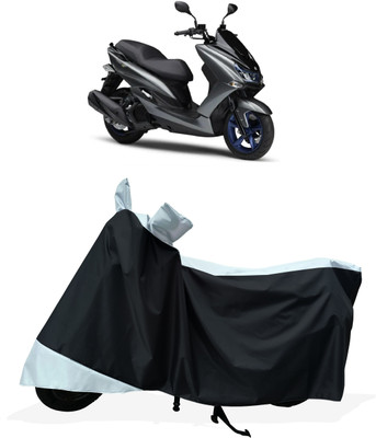 Tricway Two Wheeler Cover for Yamaha(Majesty S 155 maxi BS6, White)