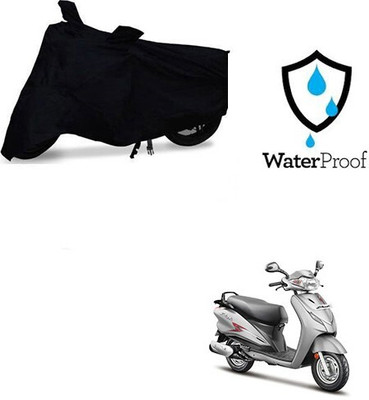 Mdstar Waterproof Two Wheeler Cover for Hero(Moto Corp Duet, Black)