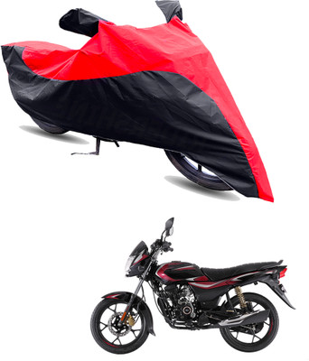 Motodreka Two Wheeler Cover for Bajaj(Platina 110 H-Gear BS6, Red, Black)