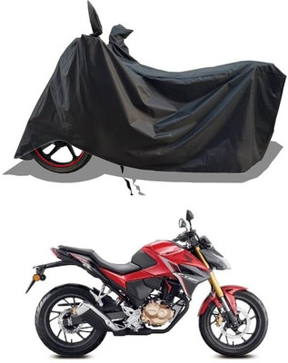 KEDIT Two Wheeler Cover for Honda(CBF Stunner, Black)