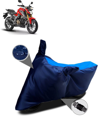 DeepShakshi AUTOMOTIVE Waterproof Two Wheeler Cover for Honda(Blue)