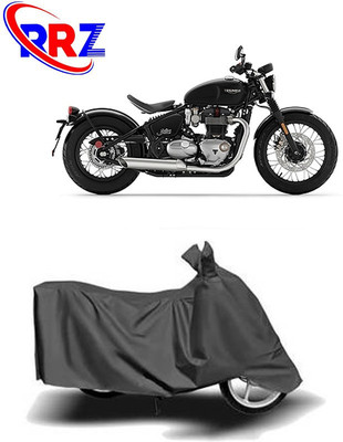 RRZ Waterproof Two Wheeler Cover for Triumph(Bonneville Bobber, Grey)