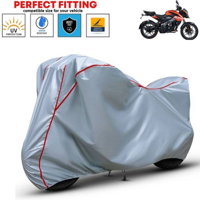 BigFly Waterproof Two Wheeler Cover for Bajaj(Pulsar NS125, Silver)