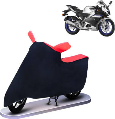 vyas Two Wheeler Cover for Yamaha(R15, Red, Black)