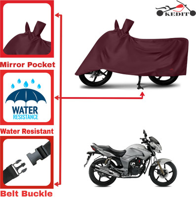 KEDIT Two Wheeler Cover for Hero(Hunk, Maroon)