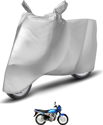 Caronix Waterproof Two Wheeler Cover for Bajaj(Wind 125, Silver)