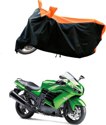 AESTRYD Two Wheeler Cover for Kawasaki(Ninja ZX-14R, Orange)