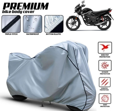 Shiv Kanha Waterproof Two Wheeler Cover for Honda(Livo, Silver, Black)
