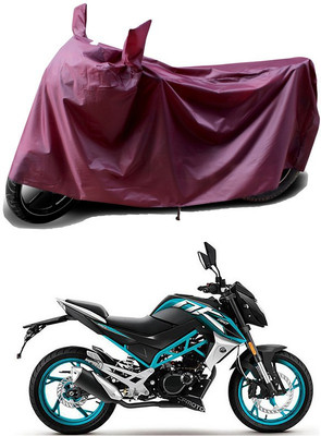 THE REAL ARV Waterproof Two Wheeler Cover for CFMoto(150NK, Maroon)