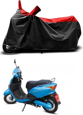 KEDIT Two Wheeler Cover for Hero(Electric Optima BS6, Red, Black)