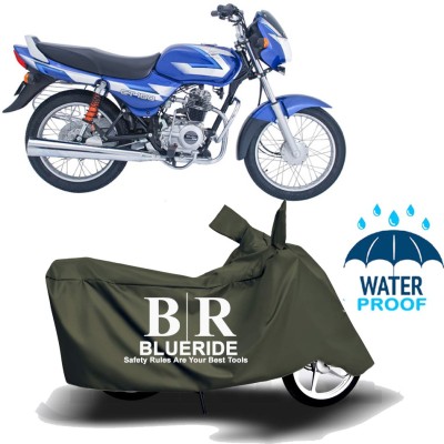 BLUERIDE Two Wheeler Cover for Bajaj(CT100, Green)