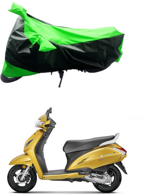 Mdstar Waterproof Two Wheeler Cover for Honda(Activa 6G, Green, Black)