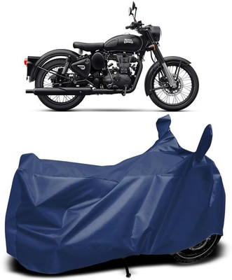 AASHTIK MART Two Wheeler Cover for Royal Enfield(Classic 500, Blue)