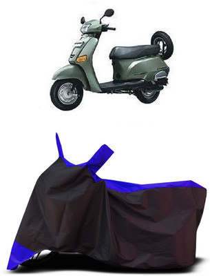 VESMEI Two Wheeler Cover for Honda(Eterno, Blue)