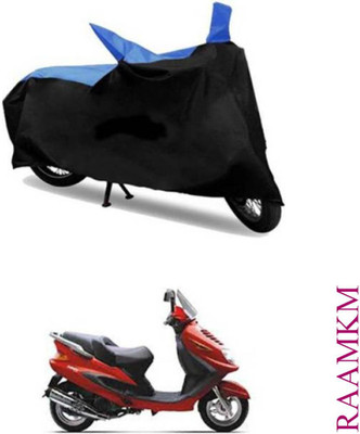 RAAMKM Two Wheeler Cover for Hero, Honda, Bajaj, Ather, TVS, Yamaha(Blue, Black)