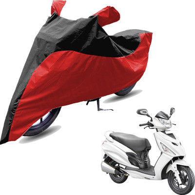 RiderShine Two Wheeler Cover for Hero(Maestro Edge, Red, Black)