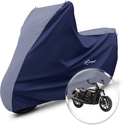 Neodrift Two Wheeler Cover for Harley Davidson(Street Rod, Grey, Blue)