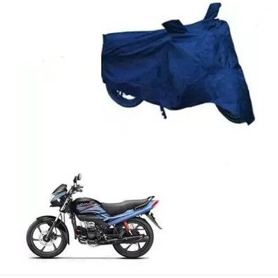 Tritika Waterproof Two Wheeler Cover for Hero(Passion Plus, Blue)